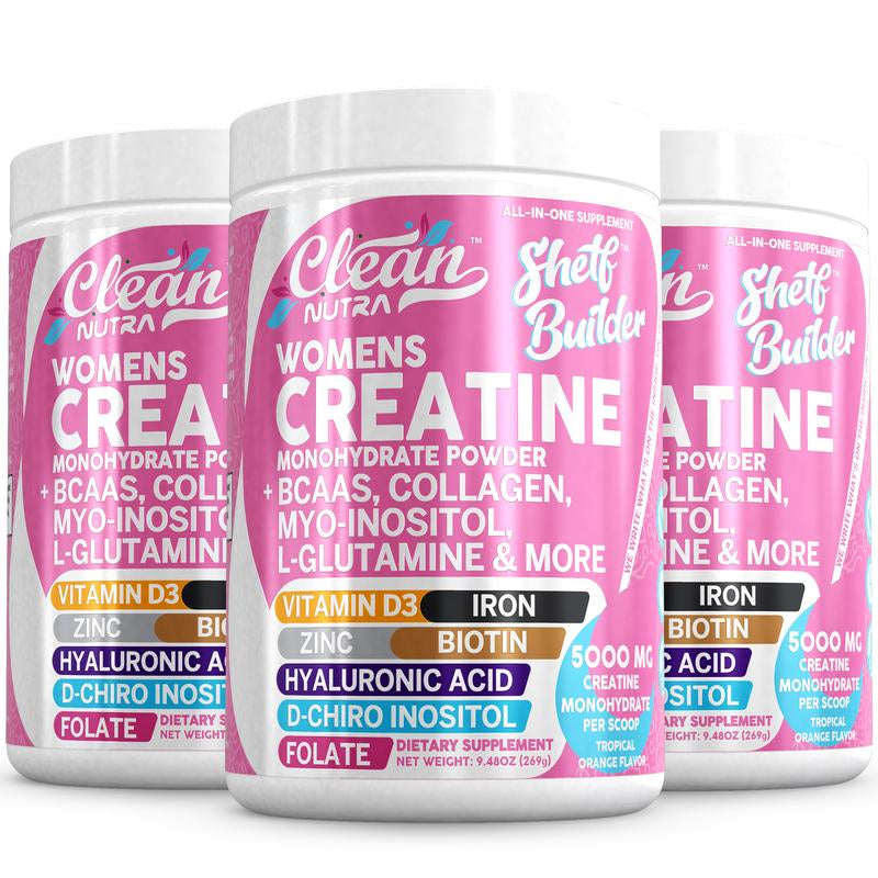 Ultimate Women's Creatine Monohydrate Supplement with BCAA, Collagen, Biotin & More for Enhanced Performance and Wellness