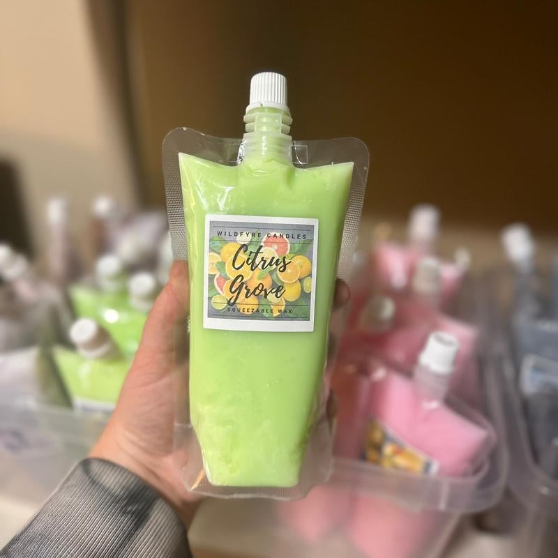 Premium Squeezable Soy Wax Melts | 8oz | Highly Scented & Toxin-Free | Long-Lasting Organic Aroma for a Luxurious Home Fragrance