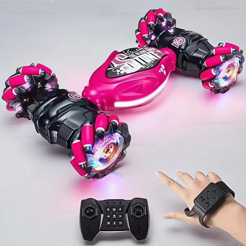 Ultimate 4WD Stunt Drift Car with LED Lights - Gesture Control Remote for Kids - Perfect Electronic Gift!