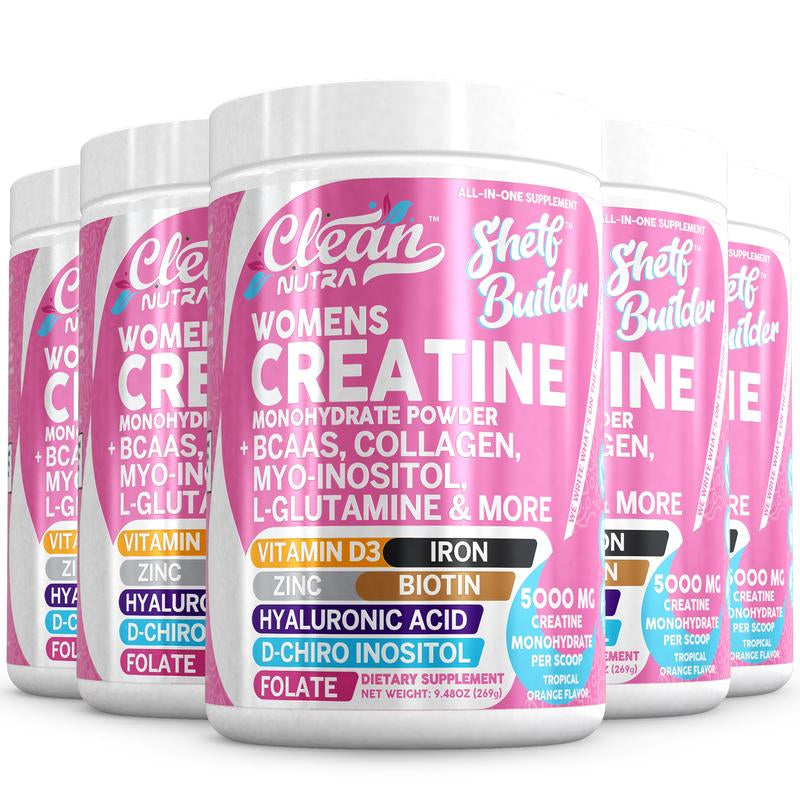 Ultimate Women's Creatine Monohydrate Supplement with BCAA, Collagen, Biotin & More for Enhanced Performance and Wellness