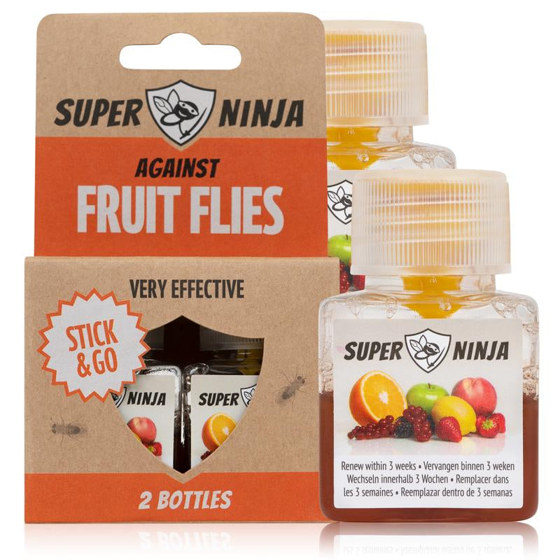 Super Ninja Fruit Fly Trap - Ultimate Indoor Solution for Fruit Fly Control - Eco-Friendly & Long-Lasting Effectiveness!