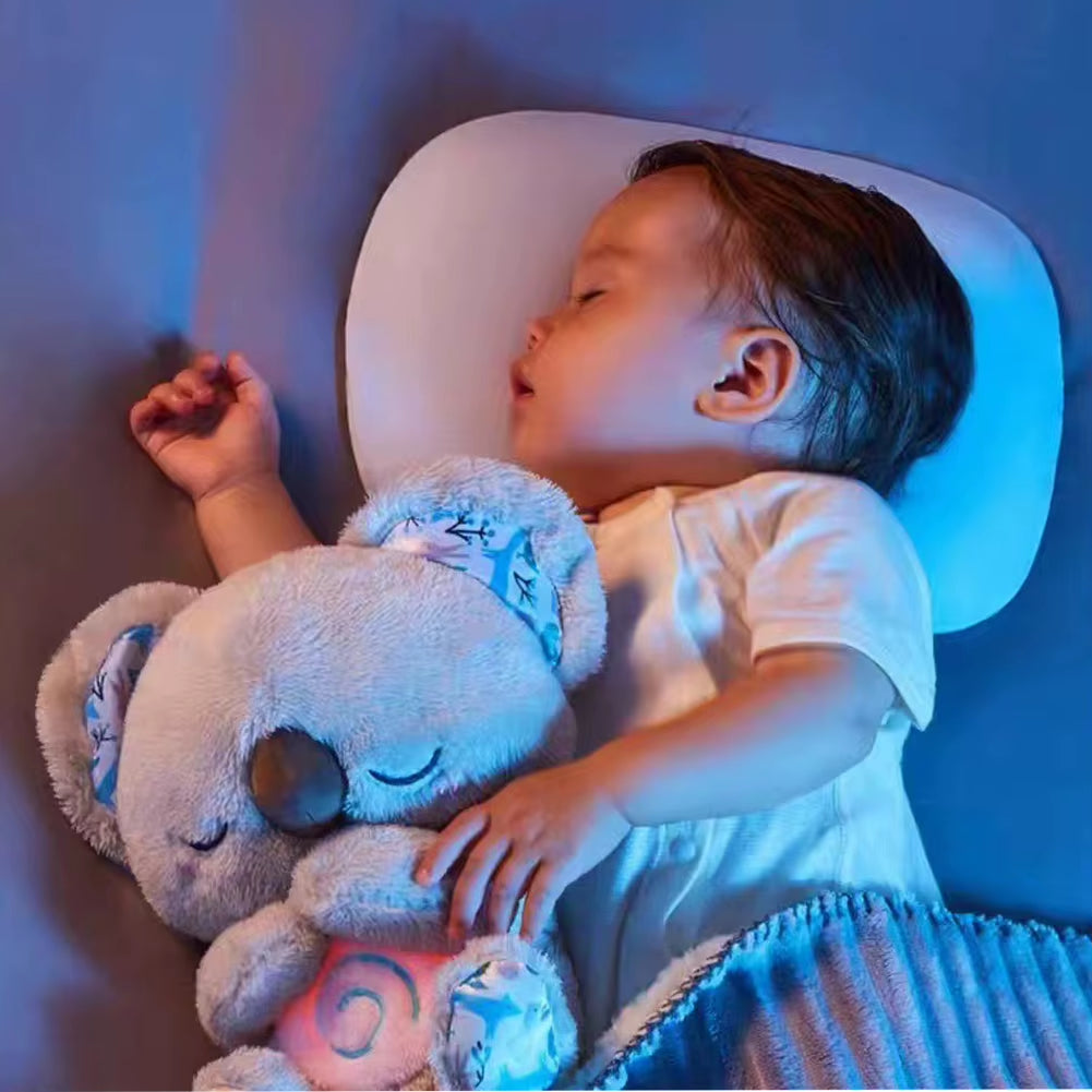 Cuddle & Calm Koala Plush Toy - Soothing Sounds & Gentle Breathing for Newborns & Infants