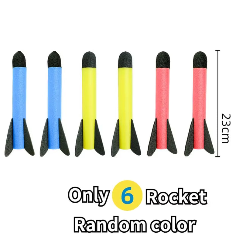 Ultimate Outdoor Foam Rocket Launcher - Fun Dueling Games with Stomp Launch Pad - Perfect STEM Gift for Kids!