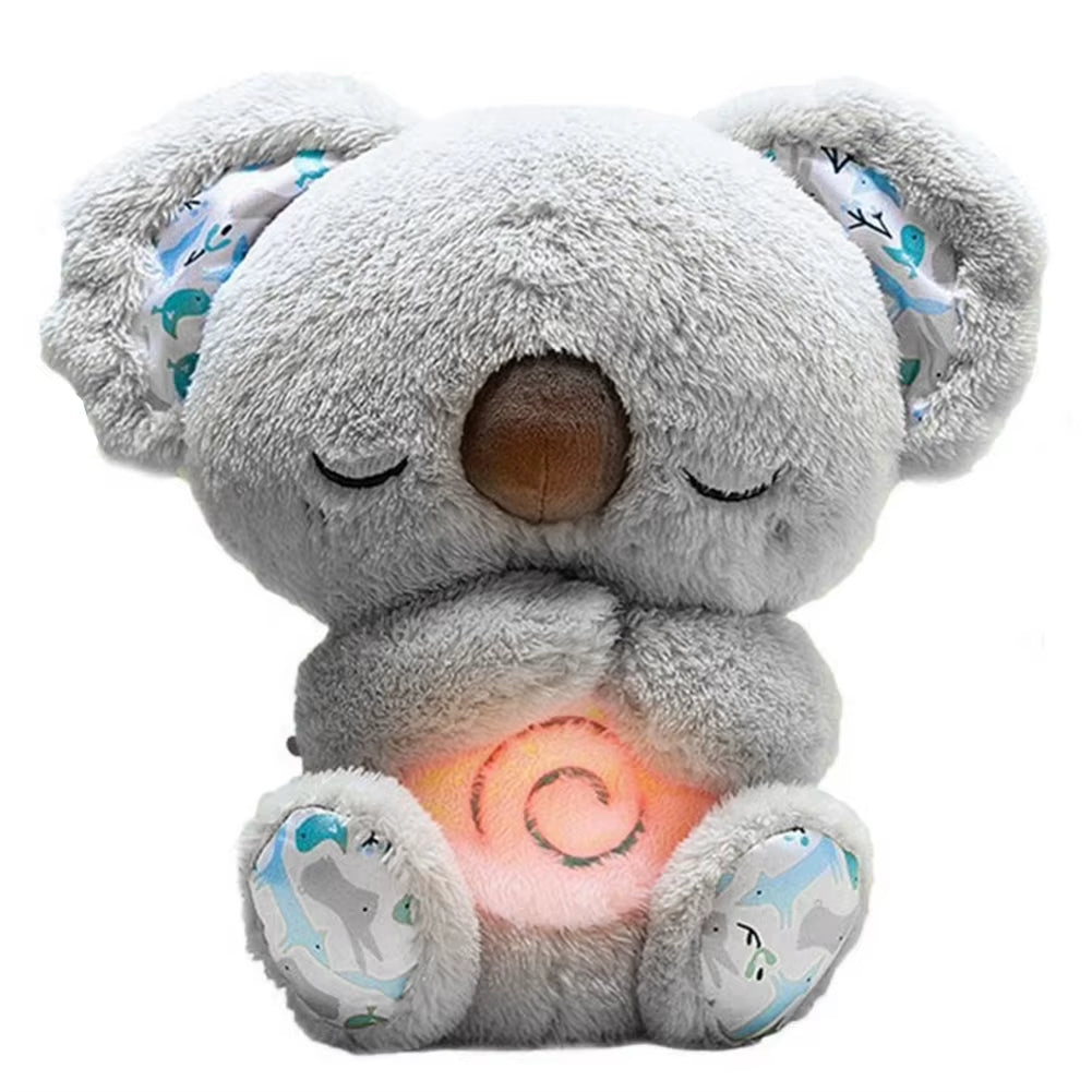 Cuddle & Calm Koala Plush Toy - Soothing Sounds & Gentle Breathing for Newborns & Infants