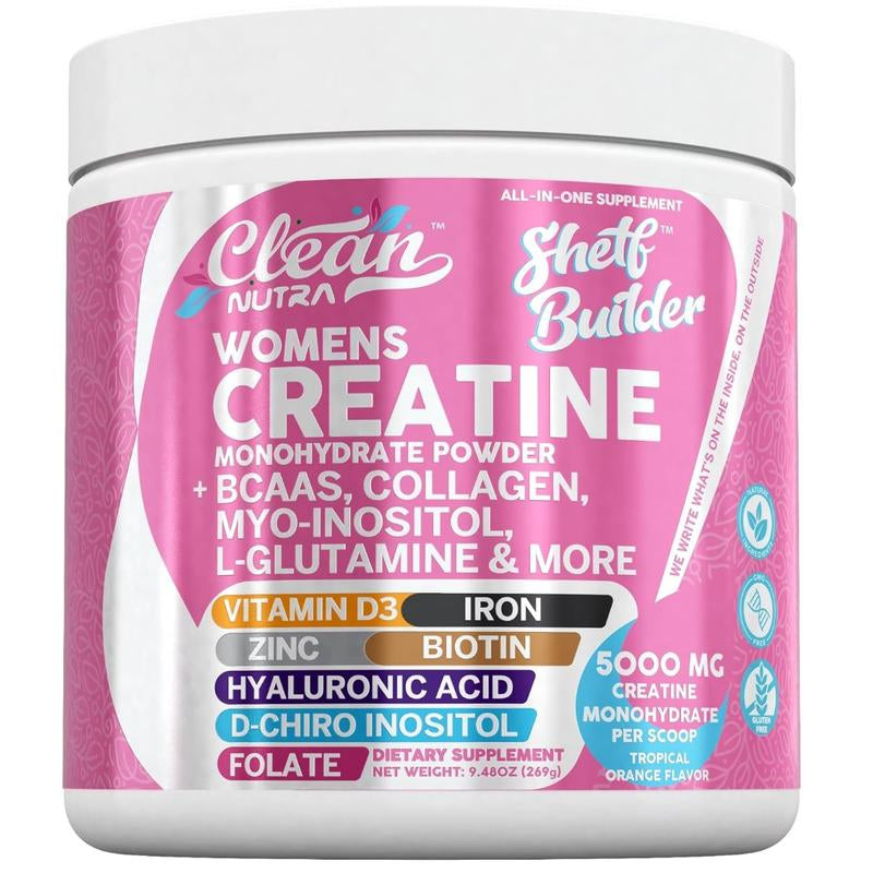 Ultimate Women's Creatine Monohydrate Supplement with BCAA, Collagen, Biotin & More for Enhanced Performance and Wellness