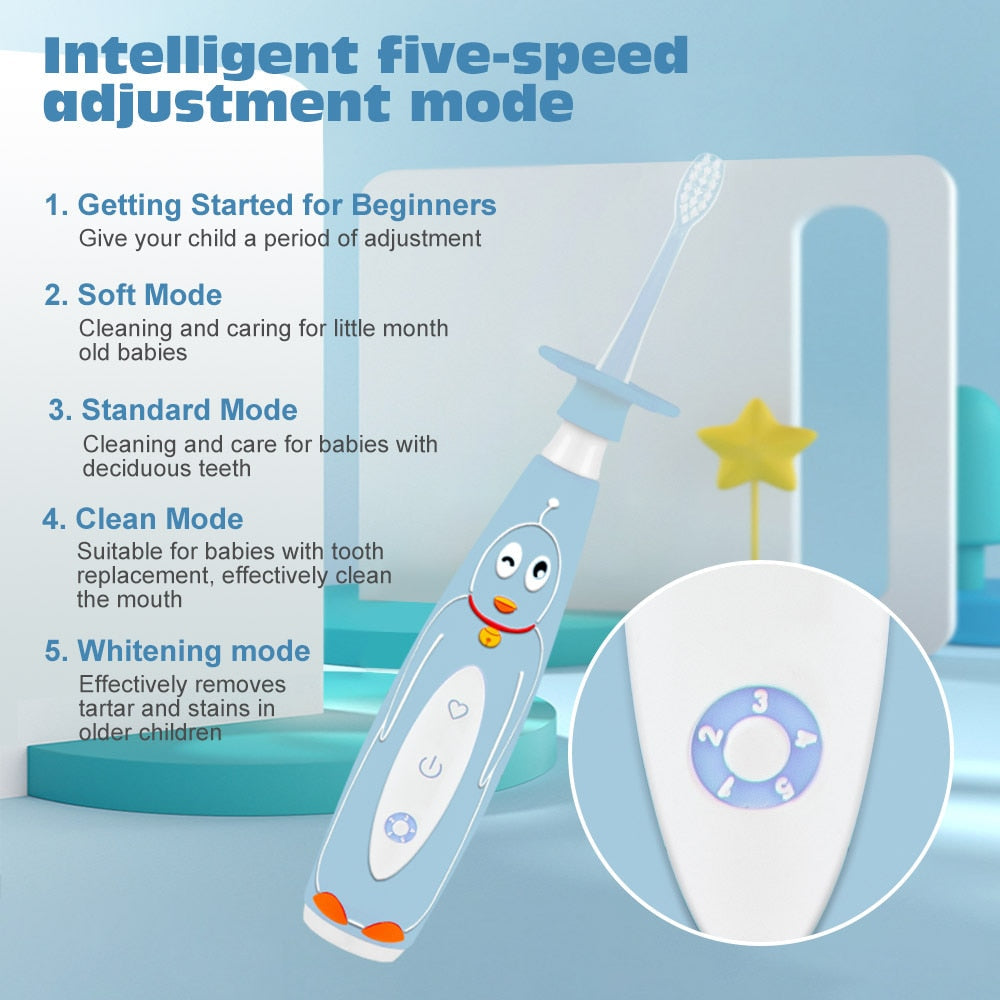 Electric Child Toothbrush Kids Baby for Teeth Children's Toothbrush