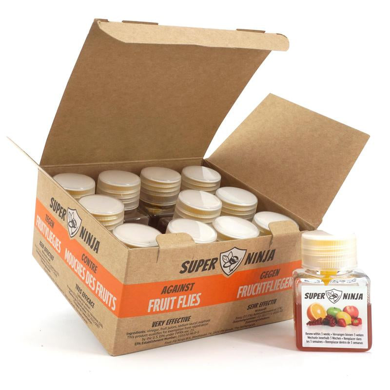 Super Ninja Fruit Fly Trap - Ultimate Indoor Solution for Fruit Fly Control - Eco-Friendly & Long-Lasting Effectiveness!