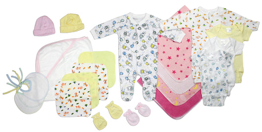 Newborn Baby Girls 21 Pc Layette Baby Shower Gift