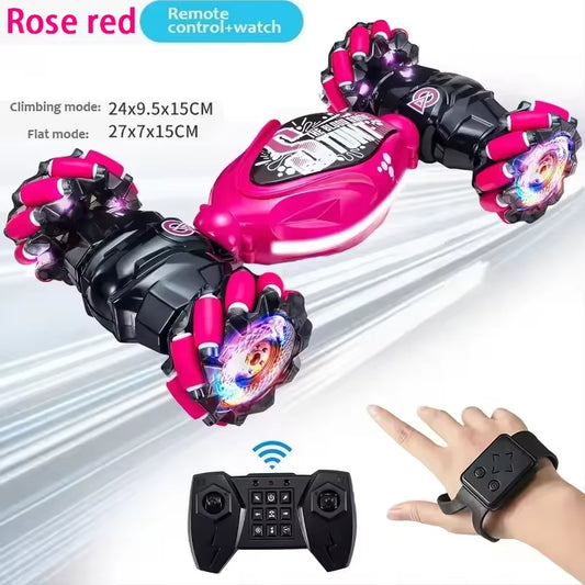 Ultimate 4WD Stunt Drift Car with LED Lights - Gesture Control Remote for Kids - Perfect Electronic Gift!