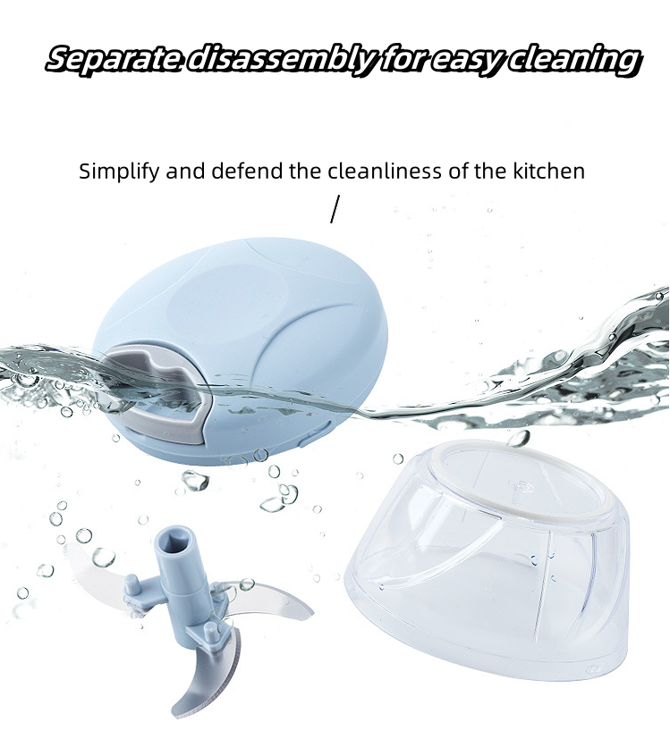 500Ml Manual Meat Grinder Garlic Paste Machine
