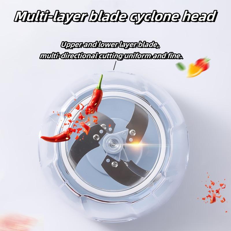 500Ml Manual Meat Grinder Garlic Paste Machine