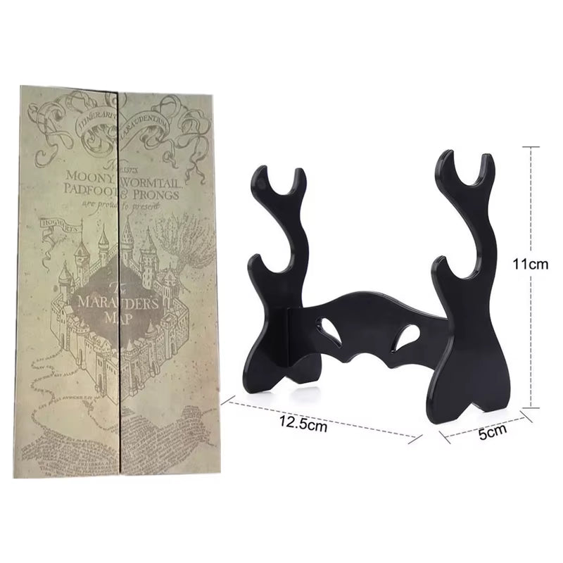 Enchanting Anime Cosplay Magic Metal Core Wand with Elegant Decorative Box - Perfect Children's Accessory Toy